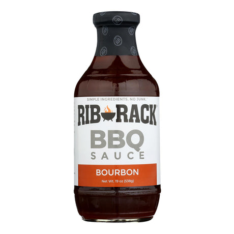 Rib Rack Southern Bourbon BBQ Sauce (Pack of 6 - 19oz) - Cozy Farm 