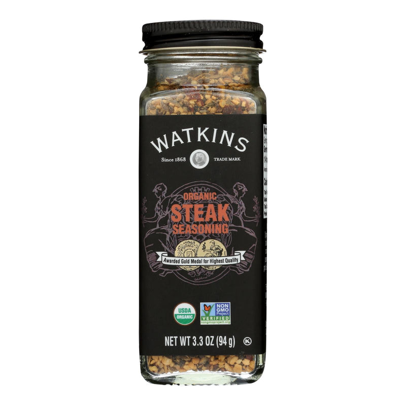 Watkins Steak Seasoning (Pack of 3 - 3.3 Oz) - Cozy Farm 