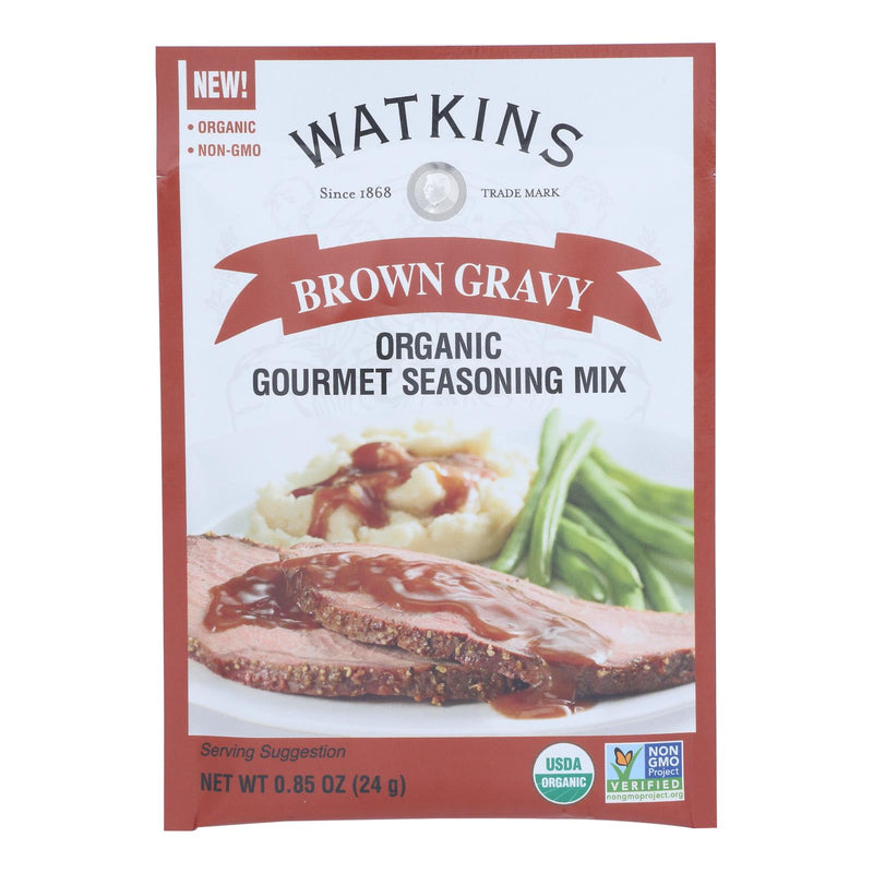 Watkins Seasoned Brown Gravy Granules, 0.85 oz, Case of 12 - Cozy Farm 