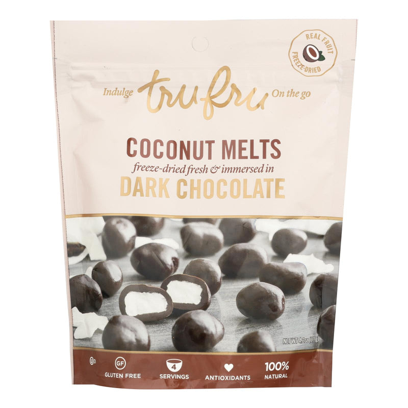 TruFru Dark Chocolate Coconut Melts (Pack of 6) - 4.2 Oz - Cozy Farm 