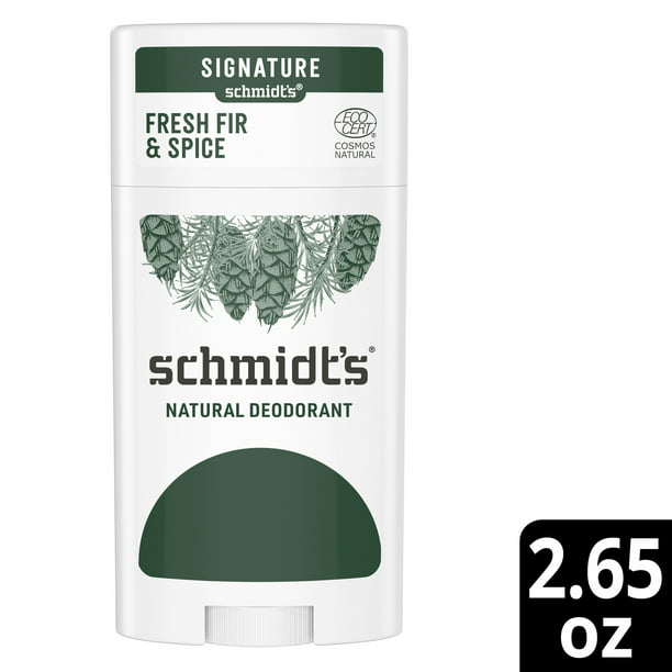 Schmidt's Deodorant, Fresh Fir & Spice Stick, 2.65 Oz - Cozy Farm 