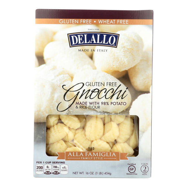 Delallo Gluten-Free 16 Oz Gnocchi (Pack of 6) - Cozy Farm 