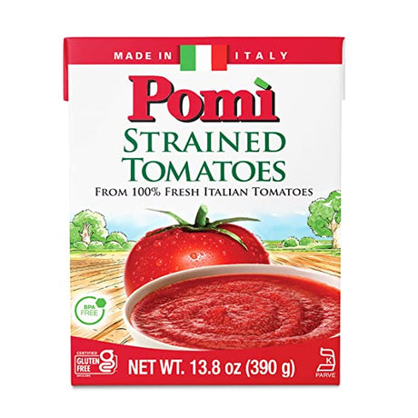 Pomi Strained Tomatoes (Pack of 12) - 13.8 Oz Each - Cozy Farm 