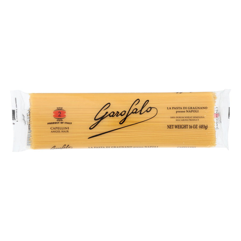 Garofalō Capellini Angel Hair Semolina Pasta (Pack of 20) - 16 Oz. - Cozy Farm 