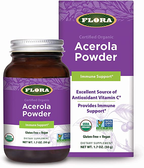 Flora Acerola Powder  - 1.7 Oz - Cozy Farm 