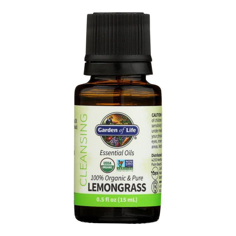 Garden Of Life - Essential Oil Lemongrass - .5 Fz - Cozy Farm 