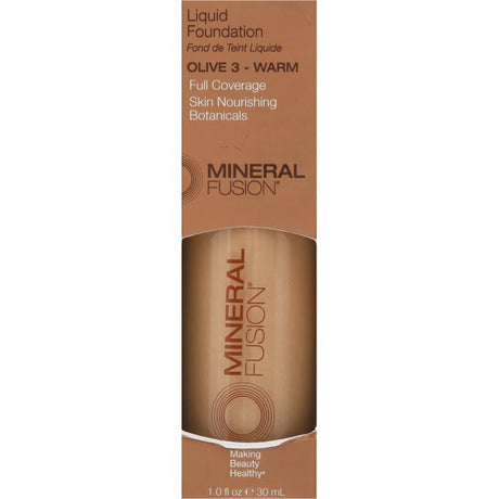 Mineral Fusion Liquid Foundation - Olive 1 Fl Oz - Cozy Farm 