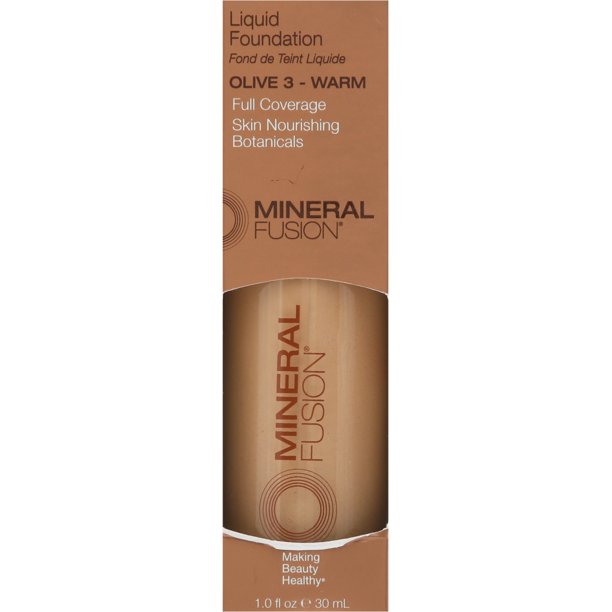 Mineral Fusion Liquid Foundation - Olive 1 Fl Oz - Cozy Farm 