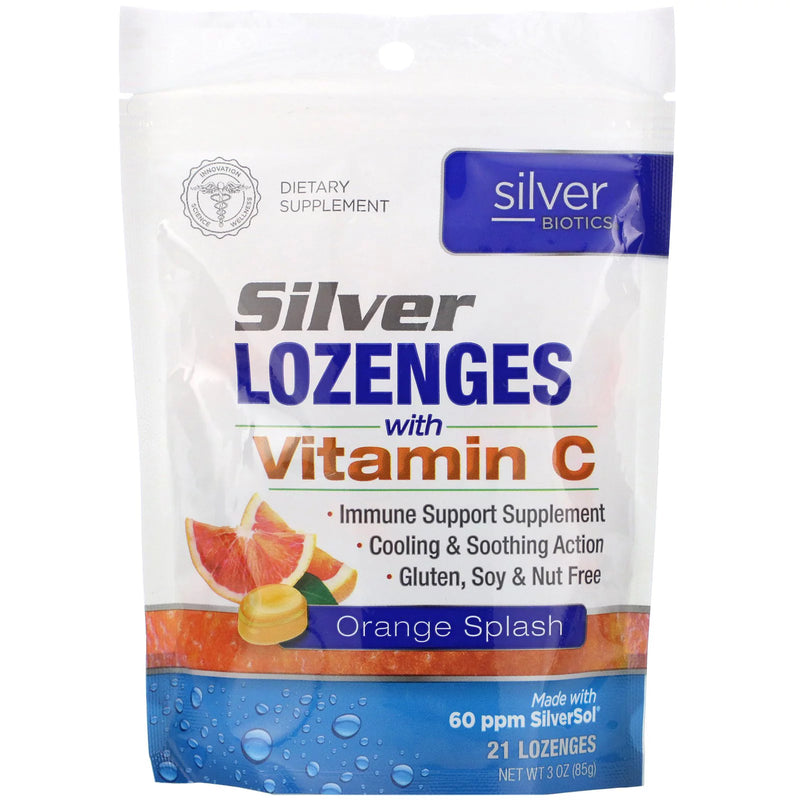 Silver Biotics Lozenges with Vitamin C (Pack of 21) - Cozy Farm 