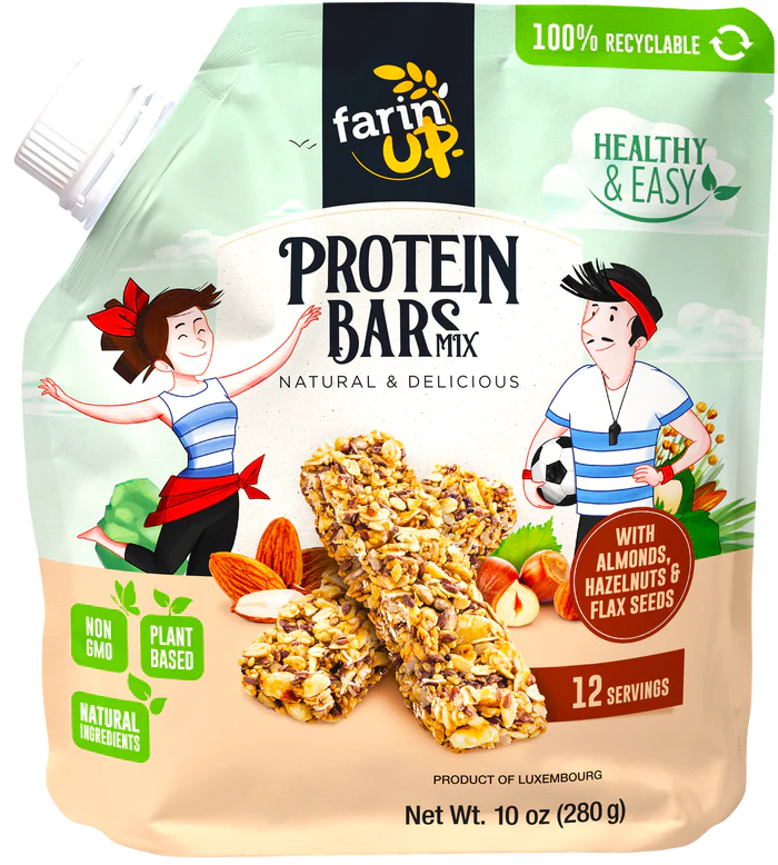 Farinup - Mix Protein Bars Nuts (Pack of 6-10oz) - Cozy Farm 