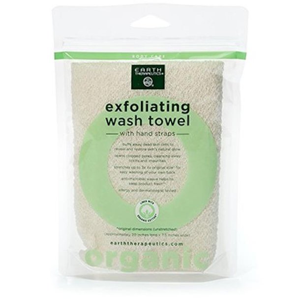 Earth Therapeutics  Cotton Exfoliating Gloves - Cozy Farm 