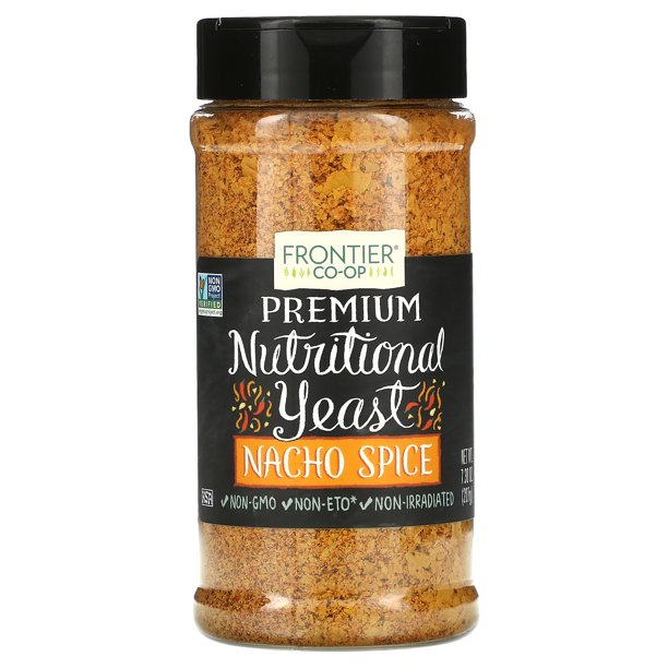 Frontier Natural Products: Nacho Spice Nutritional Yeast - 7.3 Oz - Cozy Farm 