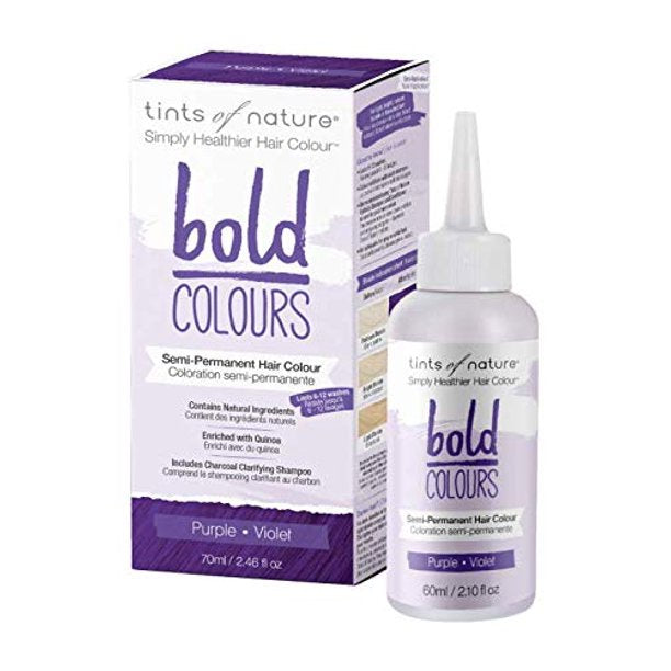 Tints Of Nature Hair Color  Purple Semi-Permanent - 2.46 Fl Oz - Cozy Farm 