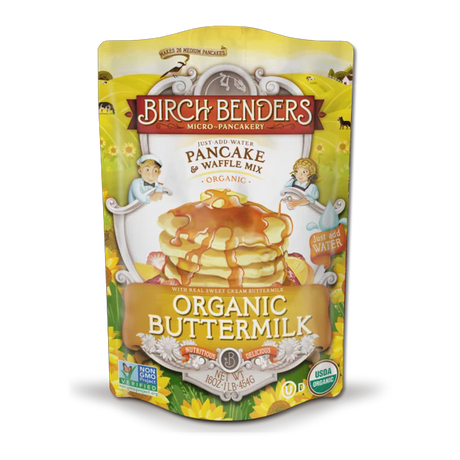 Birch Benders Buttermilk Pancake & Waffle Mix, Pack of 6, 16 Oz Each - Cozy Farm 