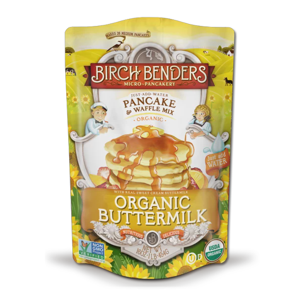 Birch Benders - Pack of Pancake & Waffle Mix Buttermilk - 6-16 Oz - Cozy Farm 