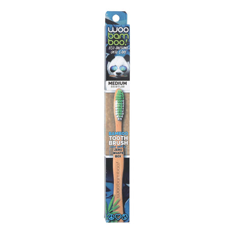Woobamboo Toothbrush Ad.med (12-Pack) - Cozy Farm 