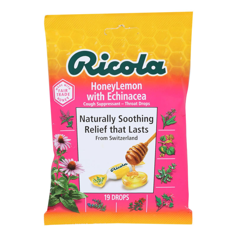Ricola Honey Lemon Flavor Cough Drops (Pack of 8 - 19ct) - Cozy Farm 