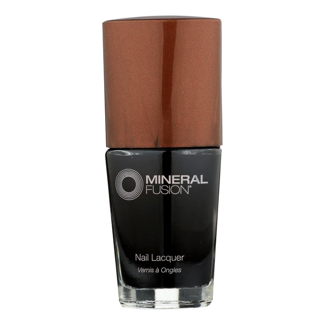 Mineral Fusion Panther Nail Polish - Onyx Black - 0.33oz - Cozy Farm 