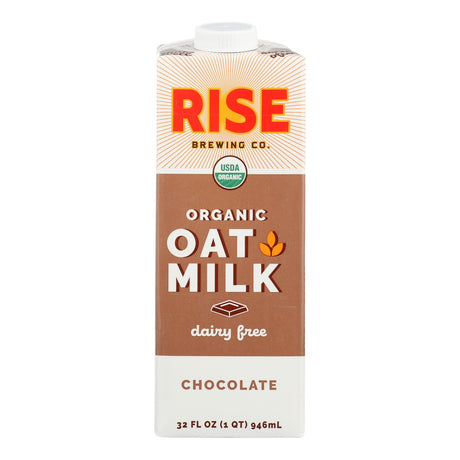 Cans Rise Brewing Co. Oatmilk Chocolate, 6 Pack, 32 Fl Oz Cans - Cozy Farm 