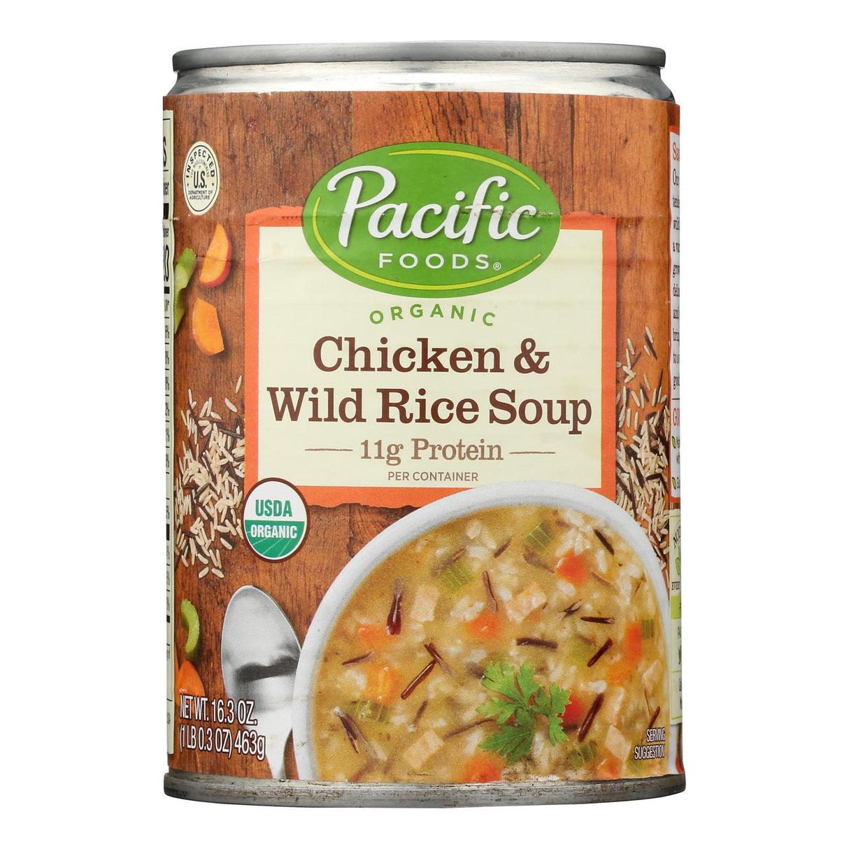 Pacific Foods Chicken and Wild Rice Soup (Pack of 12-16.3 oz) - Cozy Farm 