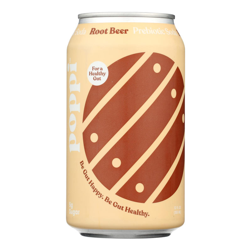Poppi - Soda Root Beer Prebiotic (Pack of 12-12 Fl Oz) - Cozy Farm 