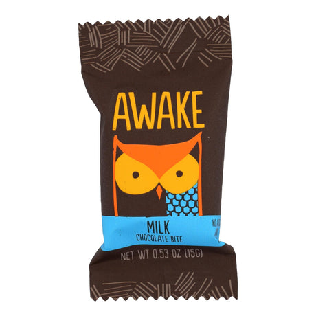 Awake Chocolate Bites (Pack of 50) Milk Chocolate 0.53 Oz - Cozy Farm 