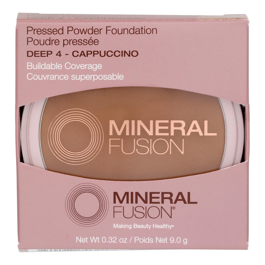 Mineral Fusion (Pack of 4) Makeup Pressed Base - Deep .32 Oz - Cozy Farm 