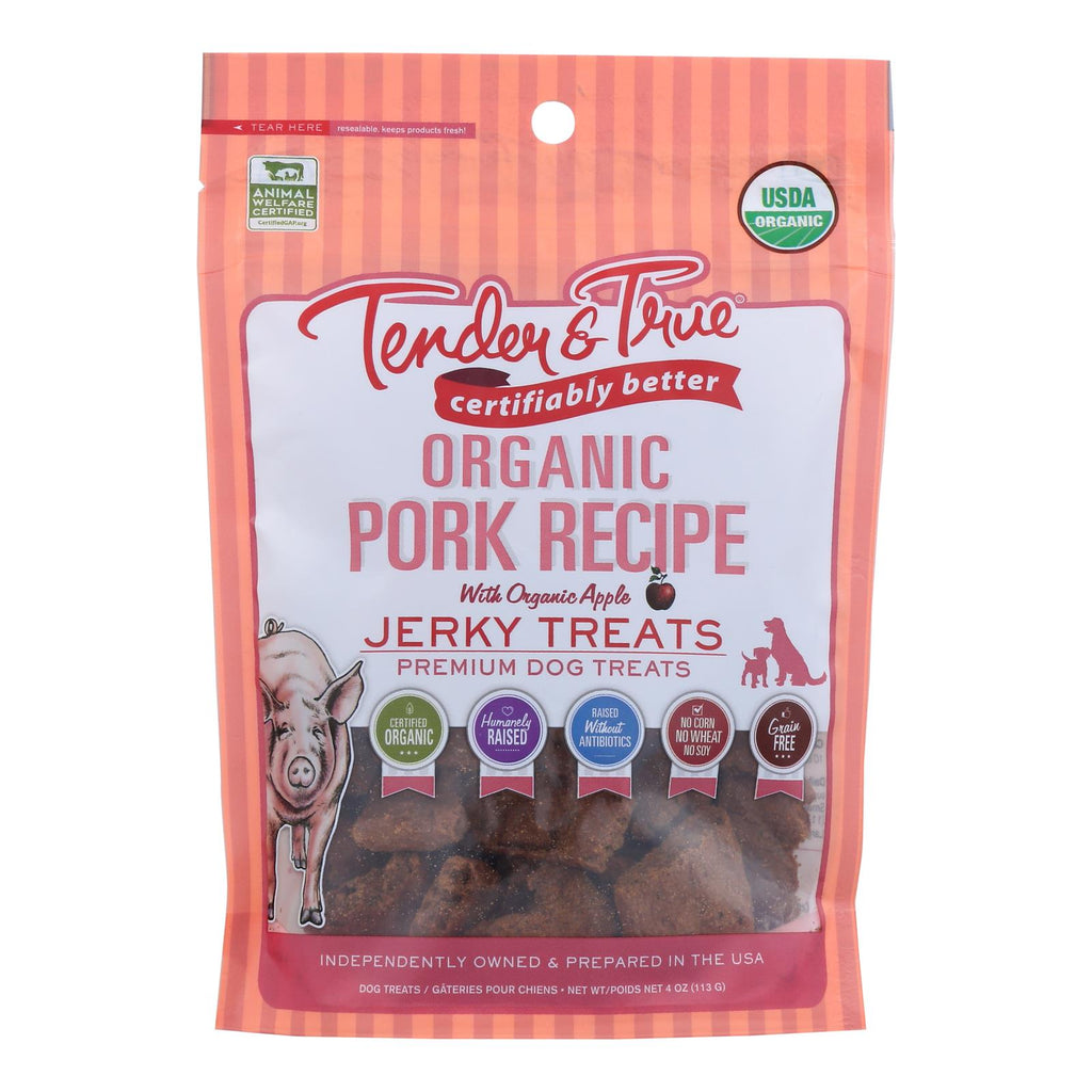 Tender & True Dog Treat Pork Jerky (Pack of 10-4oz) - Cozy Farm 