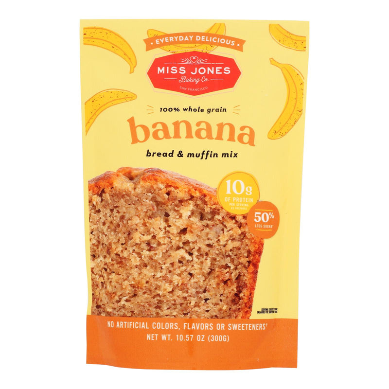 Miss Jones Baking Co. Evrydy Dlcs Banana Muffin (Pack of 6 - 10.57 Oz) - Cozy Farm 