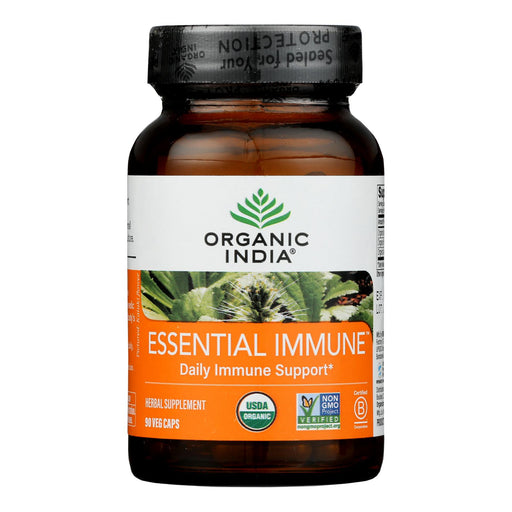 Organic India Essential Immune Support - 90 Vegetarian Capsules - Cozy Farm 