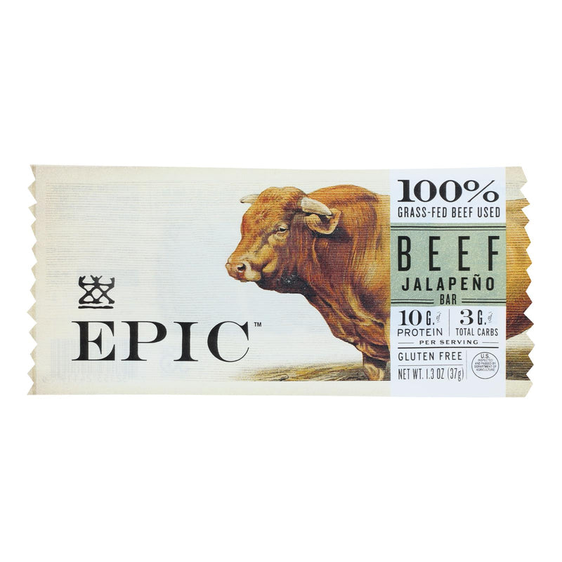 Epic Beef & Jalapeño Bars (12 pack / 1.3oz each) - Cozy Farm 