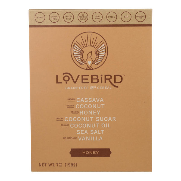 Lovebird Honey Grain Cereal, Pack of 6, 7oz Boxes - Cozy Farm 