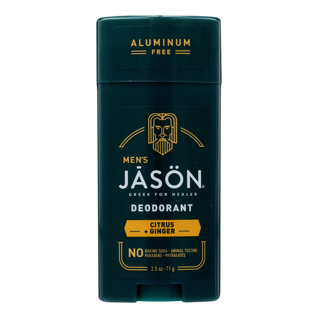 Jason Natural Deodorant Stick, Citrus Ginger, 2.5 oz Each - Cozy Farm 