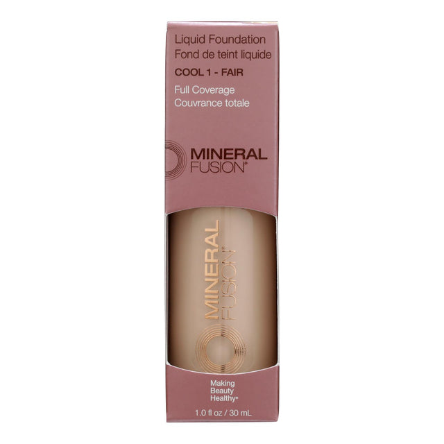 Mineral Fusion Liquid Foundation for a Cool Complexion - 1 Fl Oz - Cozy Farm 