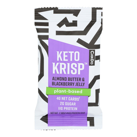 Keto Krisp - Bar Almond Bttr Blkbry Jelly - Case Of 12-1.59 Oz - Cozy Farm 