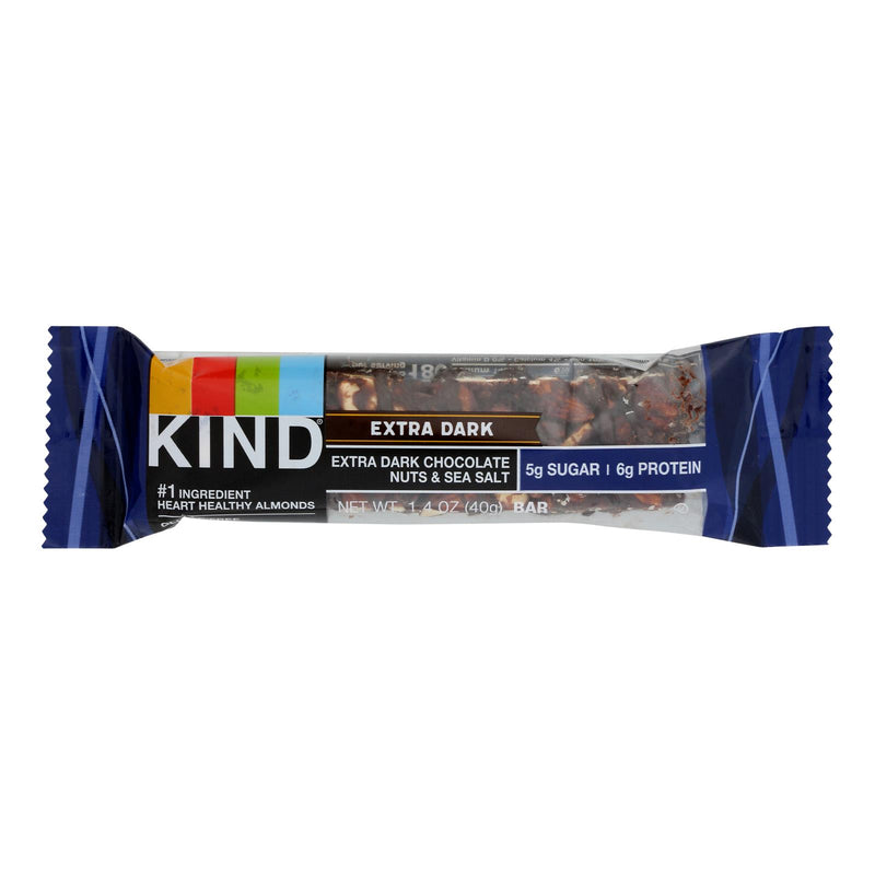 Kind Bar Xtra Dark Chocolate Nut Sea Salt Bars (12 x 1.4 Oz) - Cozy Farm 