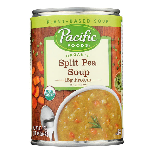 Pacific Foods Split Pea Soup (Pack of 12 - 16.5 Oz) - Cozy Farm 