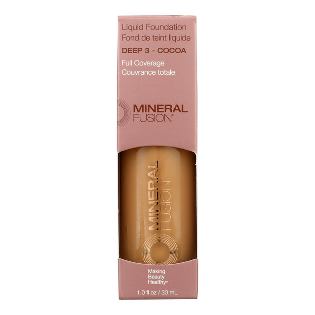 Mineral Fusion Liquid Foundation Deep3 - 1 Fl Oz - Cozy Farm 