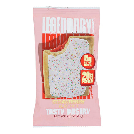 Legendary Foods - 2.2 Oz. Strawberry Turnover Pastries (Pack of 10) - Cozy Farm 
