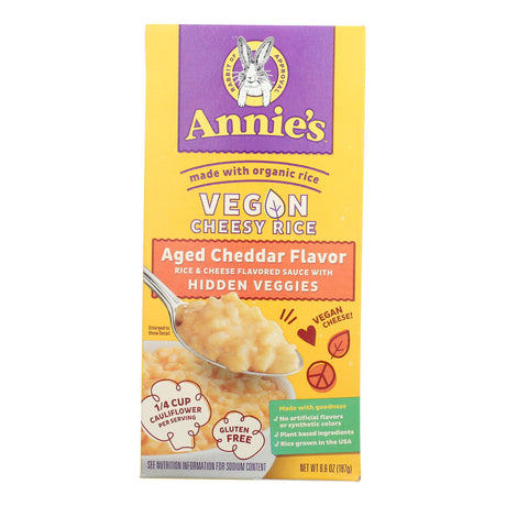 Annie's Homegrown Cheesy Rice Aged Cheddar, 6.6 Oz (Pack of 12) - Cozy Farm 