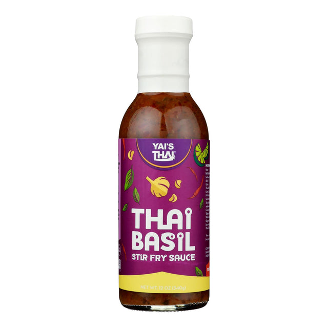 Yai's Thai Sauce Thai Basil, 12 Fl Oz (Pack of 6) - Cozy Farm 