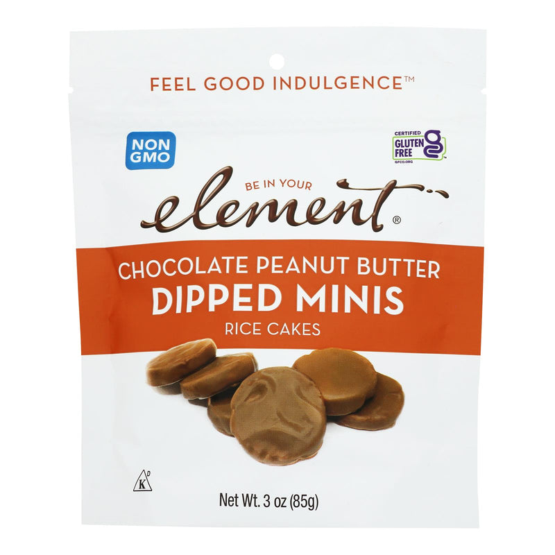Element Rice Cake Minis Chocolate Peanut Butter (Pack of 8) 3 Oz - Cozy Farm 