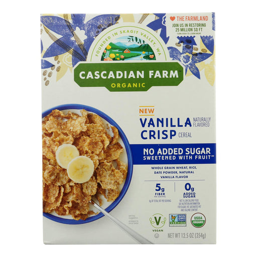 Cascadian Farm Creal No Sugar Vanilla Crisp 10-Pack, 12.5 Oz Each - Cozy Farm 