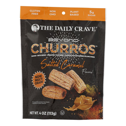 The Daily Crave - Churros Bynd Salted Caramel (Pack of 6) 4 Oz - Cozy Farm 