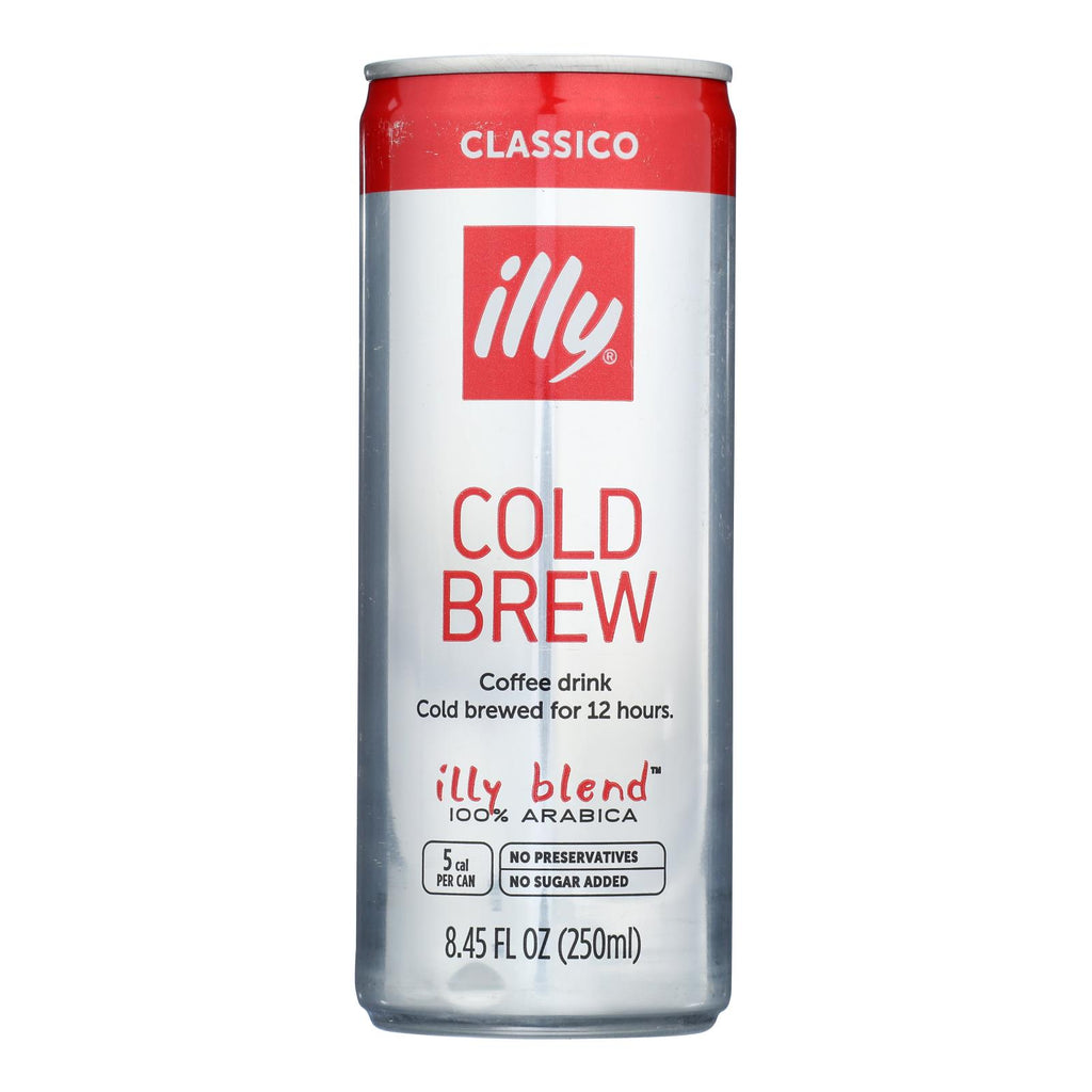 Illy Caffe Coffee (Pack of 12) Cold Brew Coffee Drink - 8.45 Fl Oz - Cozy Farm 