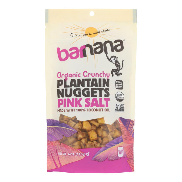 Barnana Plantain Nugs with Pink Salt (Pack of 6 - 4 oz Bags) - Cozy Farm 