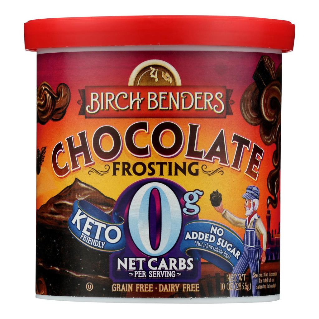 Birch Benders - Frosting Keto Chocolate (Pack of 6-10 Oz) - Cozy Farm 