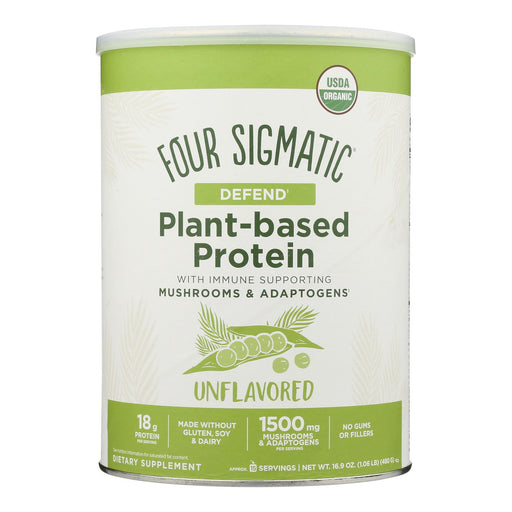 Four Sigmatic Plant-Based Protein Unflavored  - 16.9 Oz - Cozy Farm 