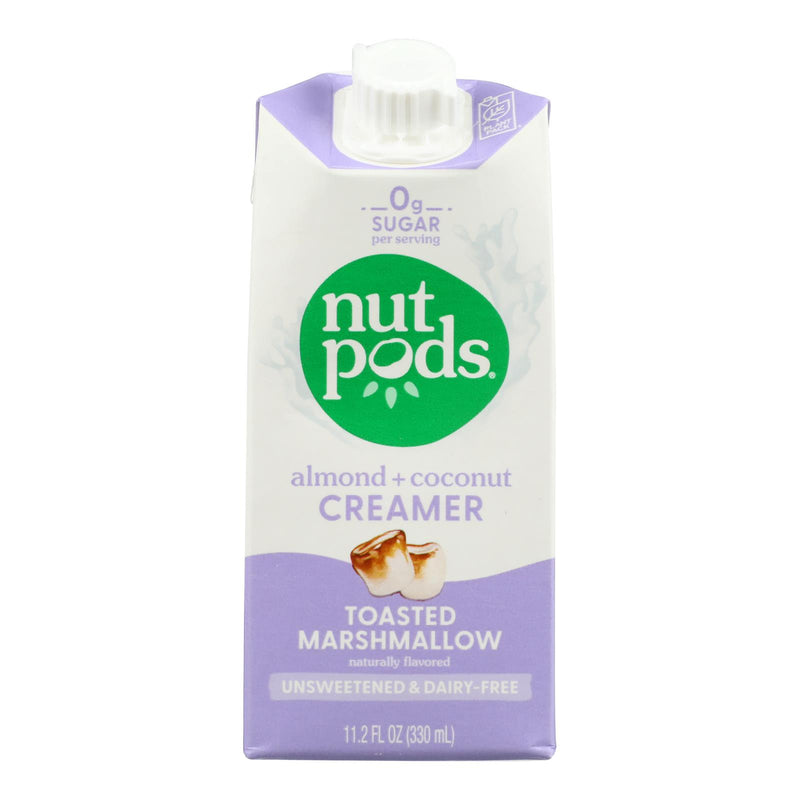 Nutpods Unsweetened Toasted Marshmallow Creamer, Plant-Based - 11.2 fl oz (Pack of 12) - Cozy Farm 