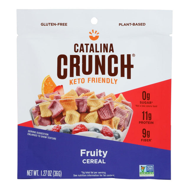 Catalina Crunch Single Serve Fruity Cereal, 24-Pack (1.27 Oz Each) - Cozy Farm 